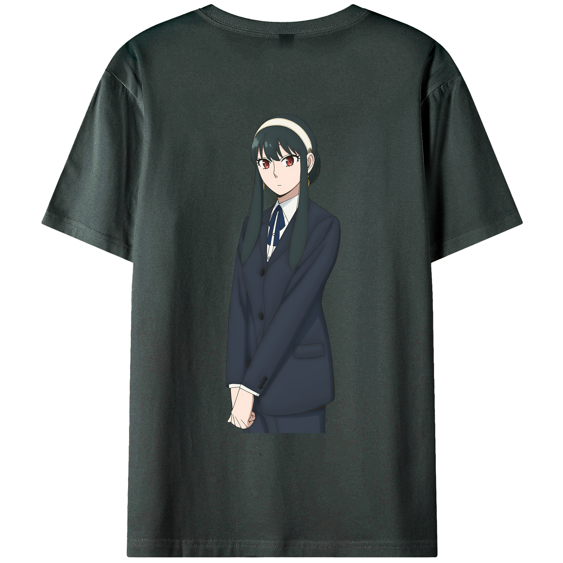 （画像用） SPY×FAMILY间谍家家酒 綿100％ メンズ半袖Tシャツ（バックプリント） 通気性